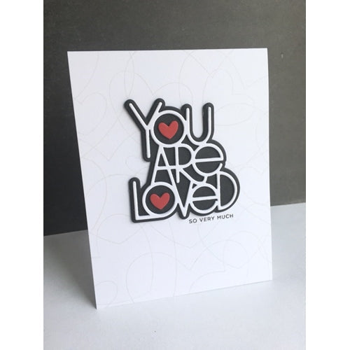 Simon Says Stamp! Simon Says Stamp YOU ARE LOVED Wafer Dies sssd112099 | color-code:ALT5