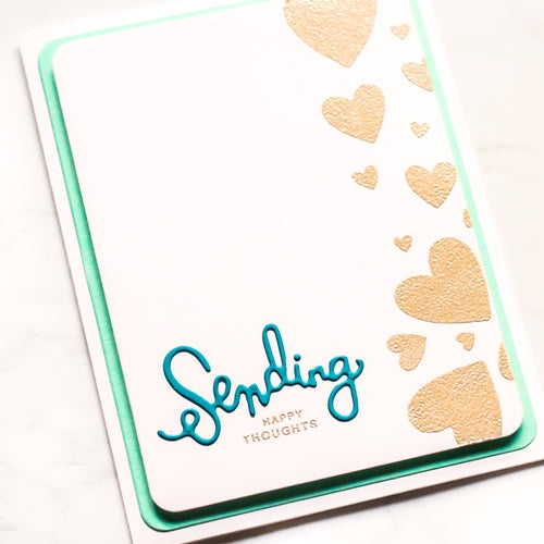 Simon Says Stamp! Simon Says Stamp Stencil TUMBLING HEARTS ssst121464