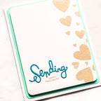 Simon Says Stamp! Simon Says Stamp Stencil TUMBLING HEARTS ssst121464