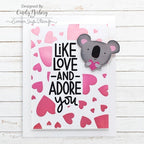 Simon Says Stamp! Simon Says Stamp Stencil TUMBLING HEARTS ssst121464 | color-code:ALT4