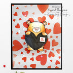 Simon Says Stamp! Simon Says Stamp Stencil TUMBLING HEARTS ssst121464