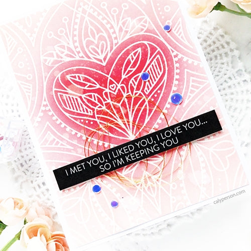 Simon Says Stamp! Simon Says Stamp SENTIMENT STRIPS CHEEKY LOVE sssg131009