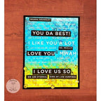 Simon Says Stamp! CZ Designs SENTIMENT STRIPS REVERSE LOVE czg001