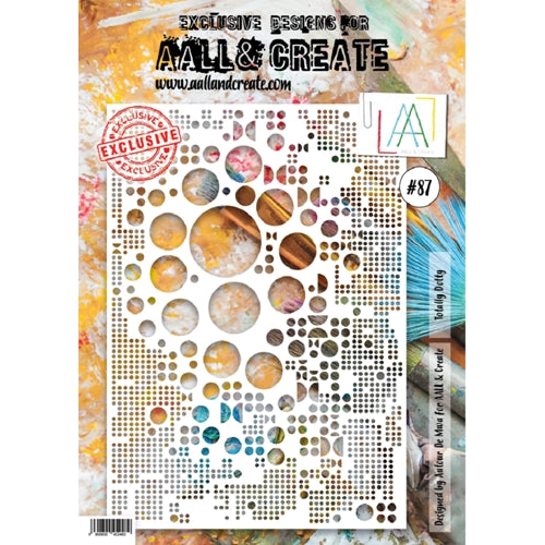 Simon Says Stamp! AALL & Create TOTALLY DOTTY 87 Stencil A4 aal0087