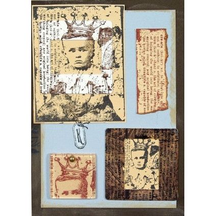 Simon Says Stamp! Tim Holtz Cling Rubber Stamps ECLECTIC PALETTE CMS055