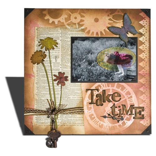 Simon Says Stamp! Tim Holtz Cling Rubber Stamps URBAN TAPESTRY CMS061