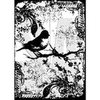Simon Says Stamp! Tim Holtz Cling Rubber ATC Stamp TATTERED SPARROW Bird COM031