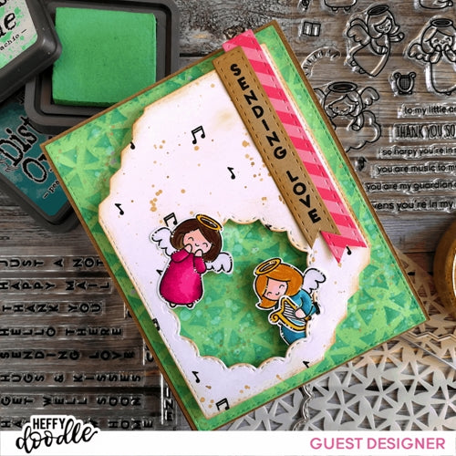 Simon Says Stamp! Heffy Doodle DOWN THE LINE Clear Stamps hfd0258 | color-code:ALT01