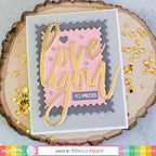 Simon Says Stamp! Waffle Flower NESTING POSTAGE Dies 310365
