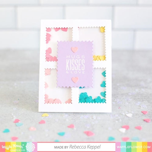Simon Says Stamp! Waffle Flower NESTING POSTAGE Dies 310365