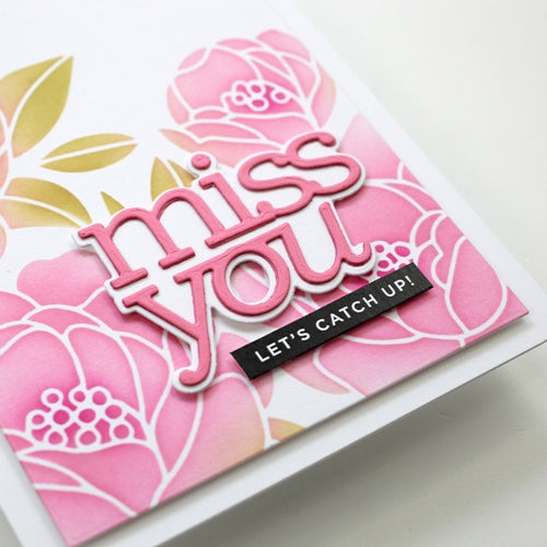 Simon Says Stamp! CZ Design Wafer Dies MISS YOU czd80 | color-code:ALT0