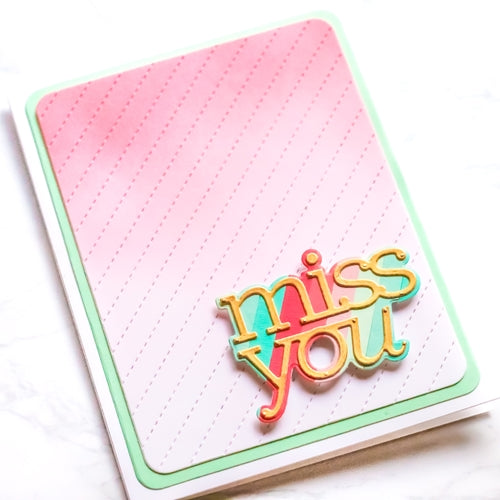 Simon Says Stamp! CZ Design Wafer Dies MISS YOU czd80