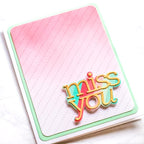 Simon Says Stamp! CZ Design Wafer Dies MISS YOU czd80