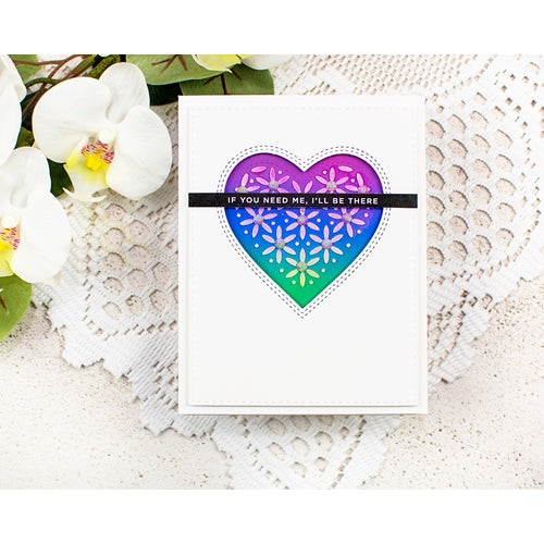 Simon Says Stamp! Simon Says Stamp SHIMMER HEART Wafer Die s674 | color-code:ALT0