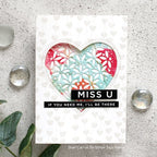 Simon Says Stamp! Simon Says Stamp SHIMMER HEART Wafer Die s674