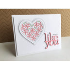 Simon Says Stamp! Simon Says Stamp SHIMMER HEART Wafer Die s674 | color-code:ALT3