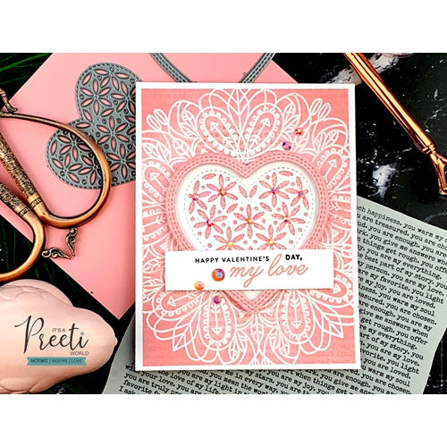 Simon Says Stamp! Simon Says Stamp SHIMMER HEART Wafer Die s674
