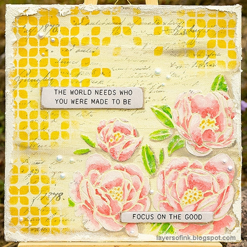 Simon Says Stamp! Simon Says Stamp Stencil PEONY BOUQUET ssst121467 | color-code:ALT33