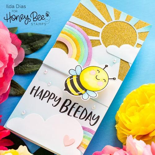 Simon Says Stamp! Honey Bee FLUTTERING HEARTS COVER PLATE Die hbds-fhcp