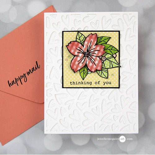 Simon Says Stamp! Honey Bee FLUTTERING HEARTS COVER PLATE Die hbds-fhcp | color-code:ALT06