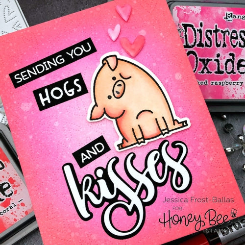 Simon Says Stamp! Honey Bee FLUTTERING HEARTS COVER PLATE Die hbds-fhcp | color-code:ALT09