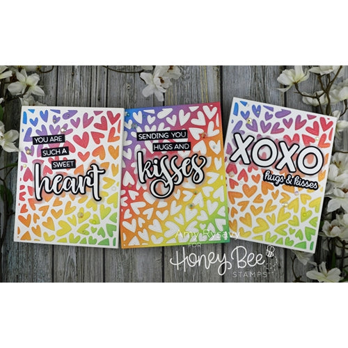 Simon Says Stamp! Honey Bee FLUTTERING HEARTS COVER PLATE Die hbds-fhcp