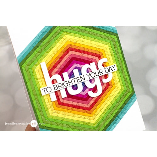 Simon Says Stamp! Honey Bee FLUTTERING HEARTS COVER PLATE Die hbds-fhcp | color-code:ALT6