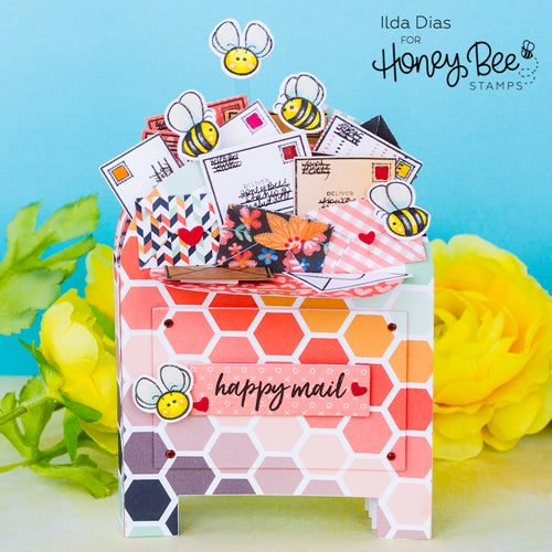 Simon Says Stamp! Honey Bee LOVE ENCLOSED Clear Stamp Set hbst-217 | color-code:ALT14