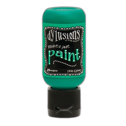 Simon Says Stamp! Ranger Dylusions 1oz Paint POLISHED JADE dyq70603
