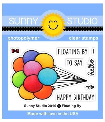 Simon Says Stamp! Sunny Studio FLOATING BY Clear Stamps SSCL 235