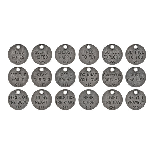 Simon Says Stamp! Tim Holtz Idea-ology THOUGHT Tokens th94024