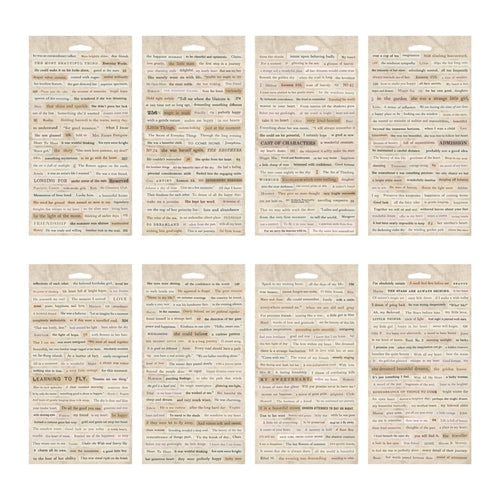 Simon Says Stamp! Tim Holtz Idea-ology CLIPPINGS Sticker Book th94030