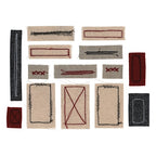 Simon Says Stamp! Tim Holtz Idea-ology STITCHED SCRAPS Embellishments th94035