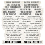 Simon Says Stamp! Tim Holtz Idea-ology THEORIES Quote Chips th94045