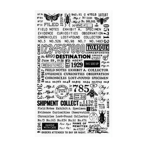 Simon Says Stamp! Tim Holtz Idea-ology SPECIMEN Remnant Rubs th94047