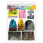 Simon Says Stamp! Ranger Dylusions 8.5 x 11 Collage Sheets SET 2 dya70351