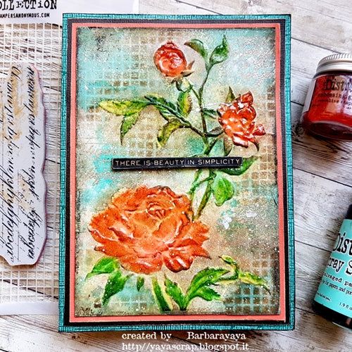 Simon Says Stamp! Tim Holtz Distress Embossing Glaze TATTERED ROSE Ranger tde71020 | color-code:ALT02