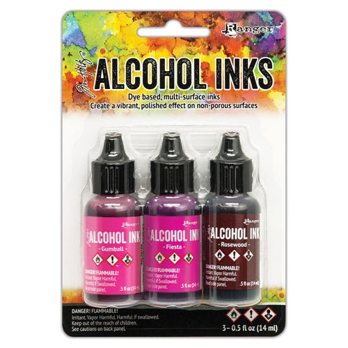 Simon Says Stamp! Tim Holtz Alcohol Ink Set PINK AND RED SPECTRUM Ranger tak69638