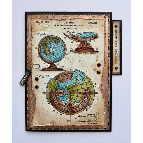 Simon Says Stamp! Tim Holtz Cling Rubber Stamps INVENTOR 9 CMS406