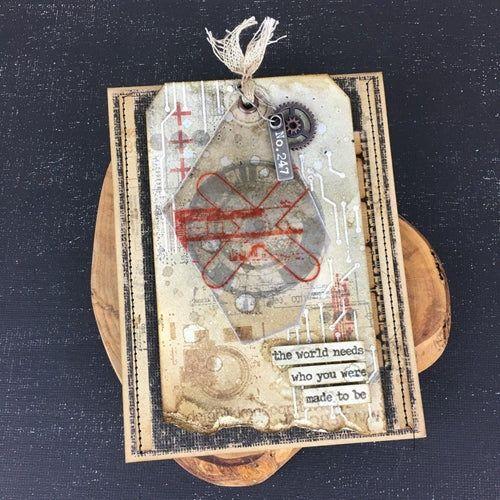 Simon Says Stamp! Tim Holtz Cling Rubber Stamps MINI GLITCH CMS405