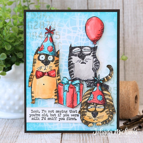 Simon Says Stamp! Tim Holtz Cling Rubber Stamps SNARKY CAT CMS392