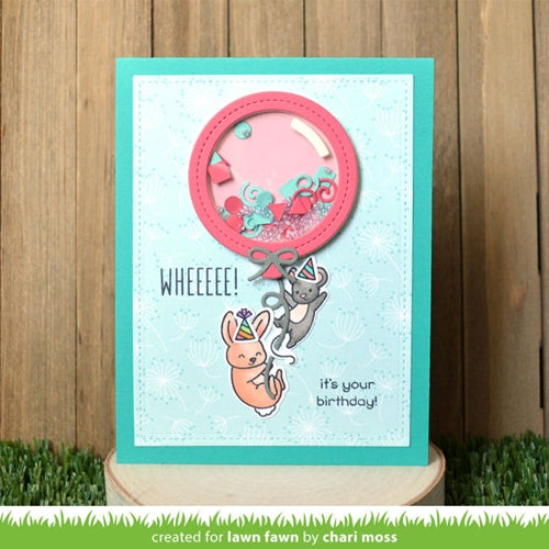 Simon Says Stamp! Lawn Fawn STITCHED BALLOON FRAMES Die Cuts lf2266