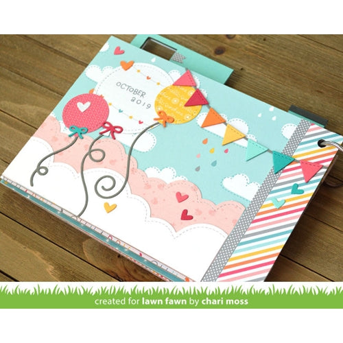 Simon Says Stamp! Lawn Fawn OUTSIDE IN STITCHED BALLOON STACKABLES Die Cuts lf2265 | color-code:ALT1