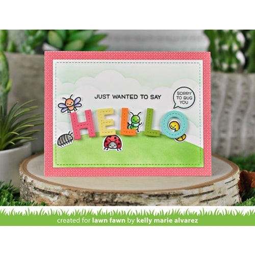 Simon Says Stamp! Lawn Fawn HILLSIDE Stencils lf2247