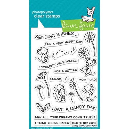 Simon Says Stamp! Lawn Fawn DANDY DAY Clear Stamps lf2217