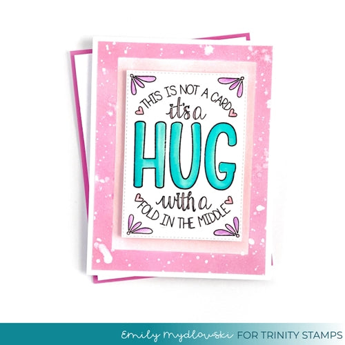 Simon Says Stamp! Trinity Stamps FOLDED HUG Clear Stamp tps0027 | color-code:ALT01