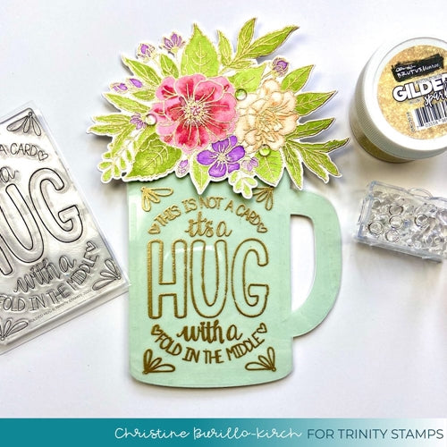 Simon Says Stamp! Trinity Stamps FOLDED HUG Clear Stamp tps0027 | color-code:ALT02