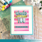 Simon Says Stamp! Trinity Stamps A2 FOUNDATIONS RECTANGLE 6 x 6 Stencil Set of 4 tss008 | color-code:ALT04