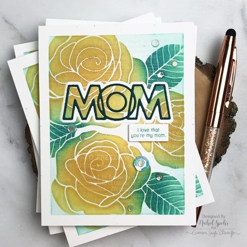 Simon Says Stamp! Trinity Stamps A2 FOUNDATIONS RECTANGLE 6 x 6 Stencil Set of 4 tss008 | color-code:ALT05