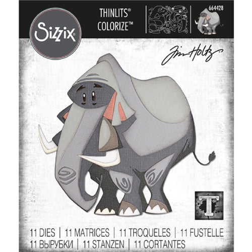 Simon Says Stamp! Tim Holtz Sizzix CLARENCE Colorize Thinlits Dies 664428
